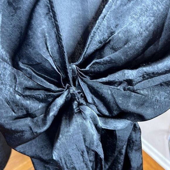 Princess Polly DIDDAM LONG SLEEVE MINI DRESS BLACK New Size 2 - Picture 4 of 9